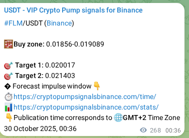Crypto market signal proof: FLM pump on Binance, 30 October 2025, 08:02 Crypto market signal proof: FLM pump on Binance, 30 October 2025, 08:02
