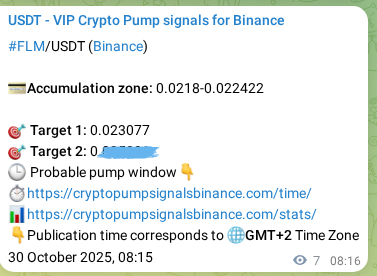 Real-time proof of FLM pump signal on Binance, 30 October 2025, 08:15 Real-time proof of FLM pump signal on Binance, 30 October 2025, 08:15