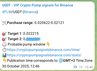 View the proof of FLM pump signal on Binance at 30 October 2025, 13:02 Proof of FLM pump signal on Binance at 30 October 2025, 13:02