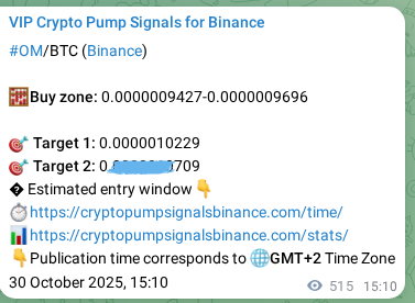 View the proof of OM pump signal on Binance at 31 October 2025, 05:28 Proof of OM pump signal on Binance at 31 October 2025, 05:28