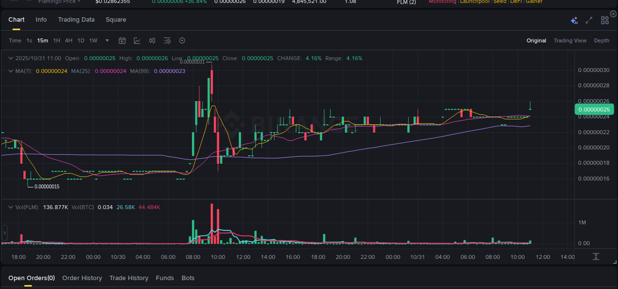 Market analysis: Understand FLM pump on Binance at 31 October 2025, 11:06 Market analysis: FLM pump on Binance at 31 October 2025, 11:06