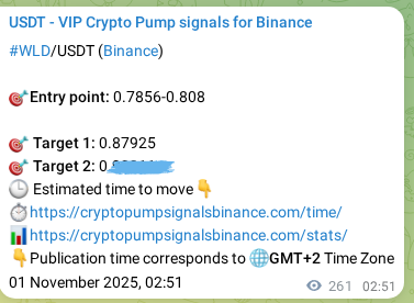 Watch the live proof of WLD pump signal on Binance, 01 November 2025, 10:04 Live proof of WLD pump signal on Binance, 01 November 2025, 10:04