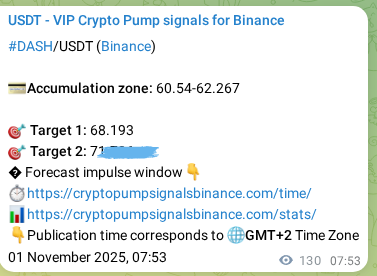 Check the DASH pump verification image from Binance, 01 November 2025, 11:29 DASH pump verification image from Binance, 01 November 2025, 11:29
