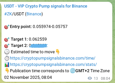 Binance trading signal proof for ZK pump, 02 November 2025, 08:05 Binance trading signal proof for ZK pump, 02 November 2025, 08:05