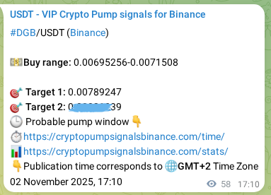 Confirm the Binance trading signal for DGB pump, 02 November 2025, 18:32 Binance trading signal confirmation for DGB pump, 02 November 2025, 18:32