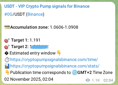 Check out the Binance pump signal proof for 0G on 03 November 2025, 08:34 Binance pump signal proof for 0G on 03 November 2025, 08:34