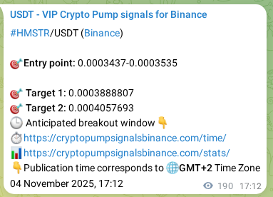 Binance exchange signal proof for HMSTR, 04 November 2025, 22:12 Binance exchange signal proof for HMSTR, 04 November 2025, 22:12