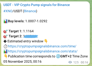 Authenticated proof of XNO's pump signal on Binance at 05 November 2025, 03:34 Authenticated proof of XNO's pump signal on Binance at 05 November 2025, 03:34