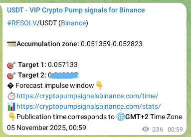 Binance exchange signal proof for RESOLV, 05 November 2025, 06:46 Binance exchange signal proof for RESOLV, 05 November 2025, 06:46