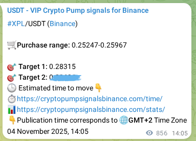 View the market signal proof for XPL pump from Binance, 05 November 2025, 13:50 Market signal proof: XPL pump from Binance, 05 November 2025, 13:50