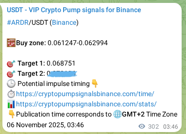 Check the ARDR pump verification image from Binance, 06 November 2025, 11:51 ARDR pump verification image from Binance, 06 November 2025, 11:51