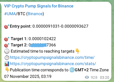Crypto market signal proof: UMA pump on Binance, 08 November 2025, 04:43 Crypto market signal proof: UMA pump on Binance, 08 November 2025, 04:43