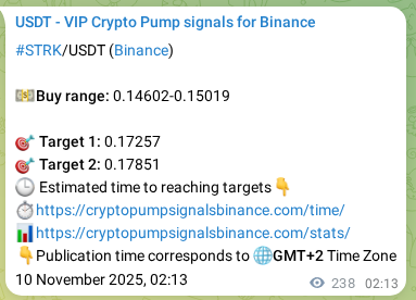 Binance pump signal data for STRK at 10 November 2025, 08:47 Binance pump signal data for STRK at 10 November 2025, 08:47