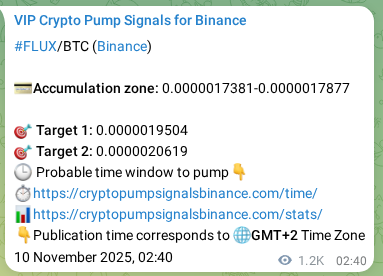 See the verification image for FLUX pump signal on Binance at 11 November 2025, 11:59 Verification image for FLUX pump signal on Binance at 11 November 2025, 11:59