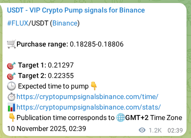 See the verification image for FLUX pump signal on Binance at 11 November 2025, 12:02 Verification image for FLUX pump signal on Binance at 11 November 2025, 12:02