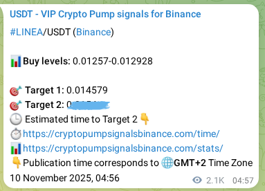Trading signal proof: LINEA pump from Binance, 12 November 2025, 16:01 Trading signal proof: LINEA pump from Binance, 12 November 2025, 16:01