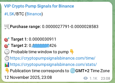 Explore the LSK pump signal verification from Binance, timestamp: 14 November 2025, 06:35 LSK pump signal verification from Binance, timestamp: 14 November 2025, 06:35
