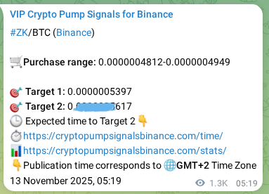 Binance exchange signal proof for ZK, 14 November 2025, 17:34 Binance exchange signal proof for ZK, 14 November 2025, 17:34