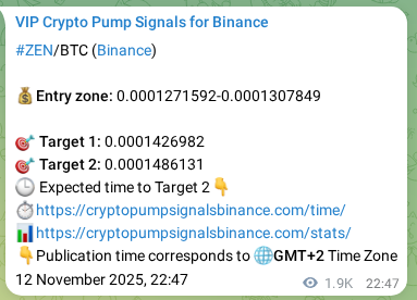 Authenticated proof of ZEN's pump signal on Binance at 15 November 2025, 03:04 Authenticated proof of ZEN's pump signal on Binance at 15 November 2025, 03:04