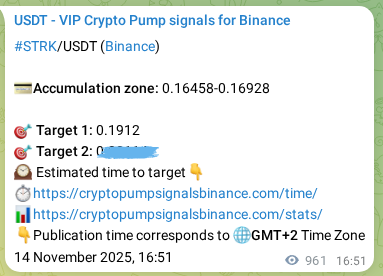 Crypto market signal proof: STRK pump on Binance, 15 November 2025, 19:21 Crypto market signal proof: STRK pump on Binance, 15 November 2025, 19:21