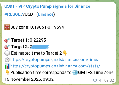 Crypto market signal proof: RESOLV pump on Binance, 16 November 2025, 09:32 Crypto market signal proof: RESOLV pump on Binance, 16 November 2025, 09:32