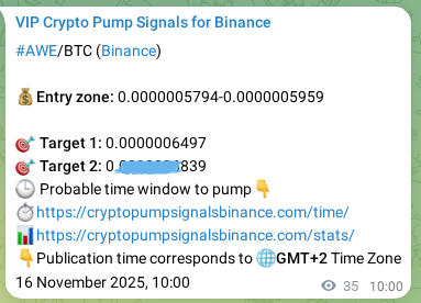 Explore the AWE pump signal verification from Binance, timestamp: 16 November 2025, 10:58 AWE pump signal verification from Binance, timestamp: 16 November 2025, 10:58