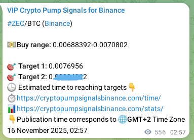 Crypto market signal proof: ZEC pump on Binance, 16 November 2025, 18:24 Crypto market signal proof: ZEC pump on Binance, 16 November 2025, 18:24