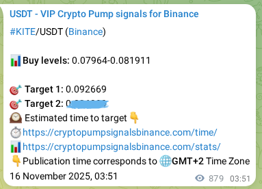 Check out the Binance pump signal proof for KITE on 17 November 2025, 04:17 Binance pump signal proof for KITE on 17 November 2025, 04:17