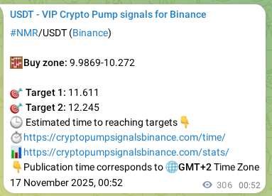 Real-time proof of NMR pump signal on Binance, 17 November 2025, 09:20 Real-time proof of NMR pump signal on Binance, 17 November 2025, 09:20