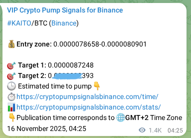 Market signal verification: KAITO on Binance at 17 November 2025, 18:21 Market signal verification: KAITO on Binance at 17 November 2025, 18:21
