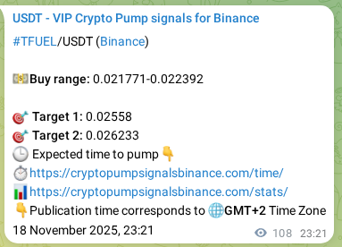 TFUEL pump signal verification from Binance, timestamp: 19 November 2025, 02:21