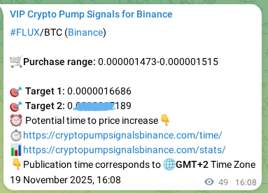 Authenticated proof of FLUX's pump signal on Binance at 19 November 2025, 17:01 Authenticated proof of FLUX's pump signal on Binance at 19 November 2025, 17:01