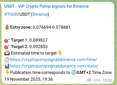 Binance trading signal proof for TNSR pump, 20 November 2025, 07:39 Binance trading signal proof for TNSR pump, 20 November 2025, 07:39
