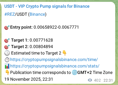 See the verification image for REZ pump signal on Binance at 20 November 2025, 09:41 Verification image for REZ pump signal on Binance at 20 November 2025, 09:41