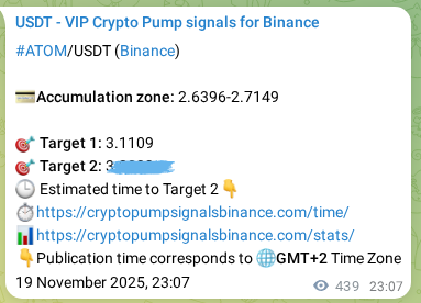 Watch the live proof of ATOM pump signal on Binance, 20 November 2025, 11:17 Live proof of ATOM pump signal on Binance, 20 November 2025, 11:17