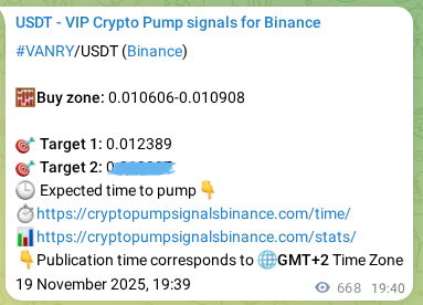 Verify the crypto pump signal confirmation for VANRY on Binance, 20 November 2025, 14:12 Crypto pump signal confirmation: VANRY on Binance, 20 November 2025, 14:12