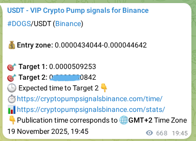 Confirm the Binance trading signal for DOGS pump, 20 November 2025, 14:16 Binance trading signal confirmation for DOGS pump, 20 November 2025, 14:16