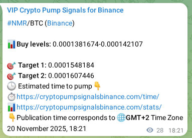 Binance trading signal proof for NMR pump, 20 November 2025, 18:50 Binance trading signal proof for NMR pump, 20 November 2025, 18:50