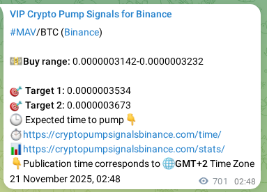 Discover the authenticated MAV pump signal on Binance, 21 November 2025, 22:07 Authenticated MAV pump signal on Binance, 21 November 2025, 22:07