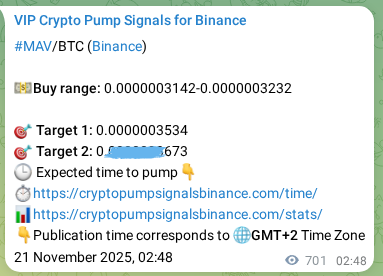 Learn about the MAV pump signal confirmation from Binance, 21 November 2025, 22:07 MAV pump signal confirmation from Binance, timestamp: 21 November 2025, 22:07