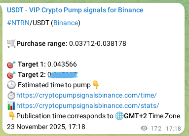 Crypto market signal proof: NTRN pump on Binance, 23 November 2025, 22:05 Crypto market signal proof: NTRN pump on Binance, 23 November 2025, 22:05