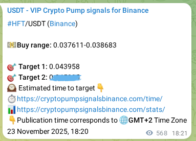 Crypto pump signal proof: Verify HFT on Binance, 24 November 2025, 09:55 Crypto pump signal proof: HFT on Binance, 24 November 2025, 09:55