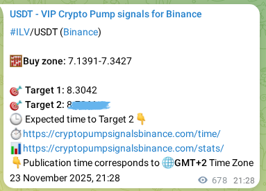 Binance exchange signal proof for ILV, 24 November 2025, 15:56 Binance exchange signal proof for ILV, 24 November 2025, 15:56