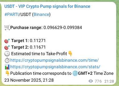 See the verification image for PARTI pump signal on Binance at 24 November 2025, 18:36 Verification image for PARTI pump signal on Binance at 24 November 2025, 18:36