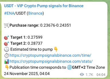 Check out the Binance pump signal proof for ENA on 26 November 2025, 03:31 Binance pump signal proof for ENA on 26 November 2025, 03:31