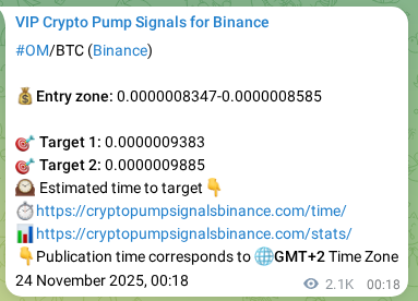 Check out the Binance pump signal proof for OM on 26 November 2025, 11:02 Binance pump signal proof for OM on 26 November 2025, 11:02