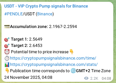 Watch the live proof of PENDLE pump signal on Binance, 26 November 2025, 18:15 Live proof of PENDLE pump signal on Binance, 26 November 2025, 18:15