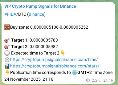 Authenticated proof of FIDA's pump signal on Binance at 27 November 2025, 10:41 Authenticated proof of FIDA's pump signal on Binance at 27 November 2025, 10:41