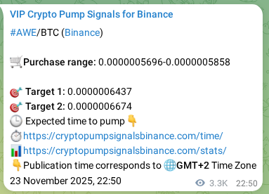 Real-time proof of AWE pump signal on Binance, 27 November 2025, 18:59 Real-time proof of AWE pump signal on Binance, 27 November 2025, 18:59