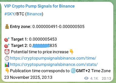 View the proof of SKY pump signal on Binance at 28 November 2025, 13:19 Proof of SKY pump signal on Binance at 28 November 2025, 13:19
